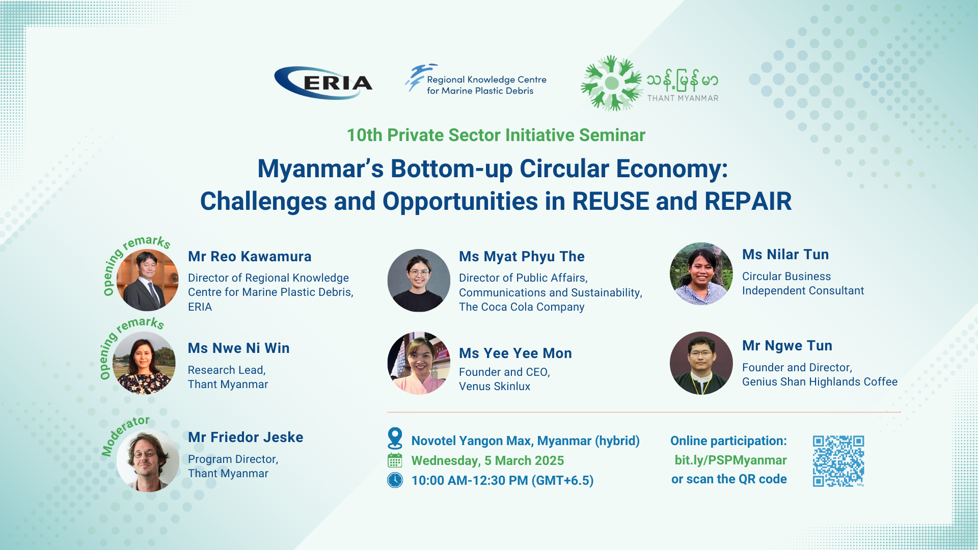 Myanmar’s Bottom-up Circular Economy:  Challenges and Opportunities in REUSE and REPAIR