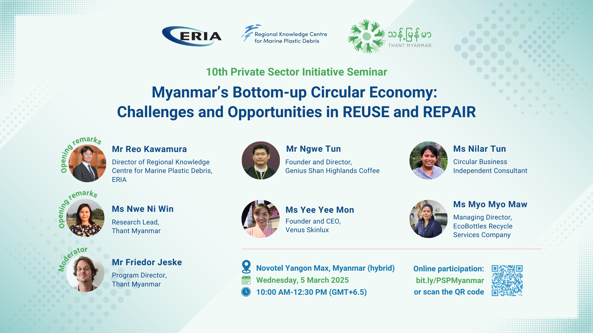 Myanmar’s Bottom-up Circular Economy:  Challenges and Opportunities in REUSE and REPAIR