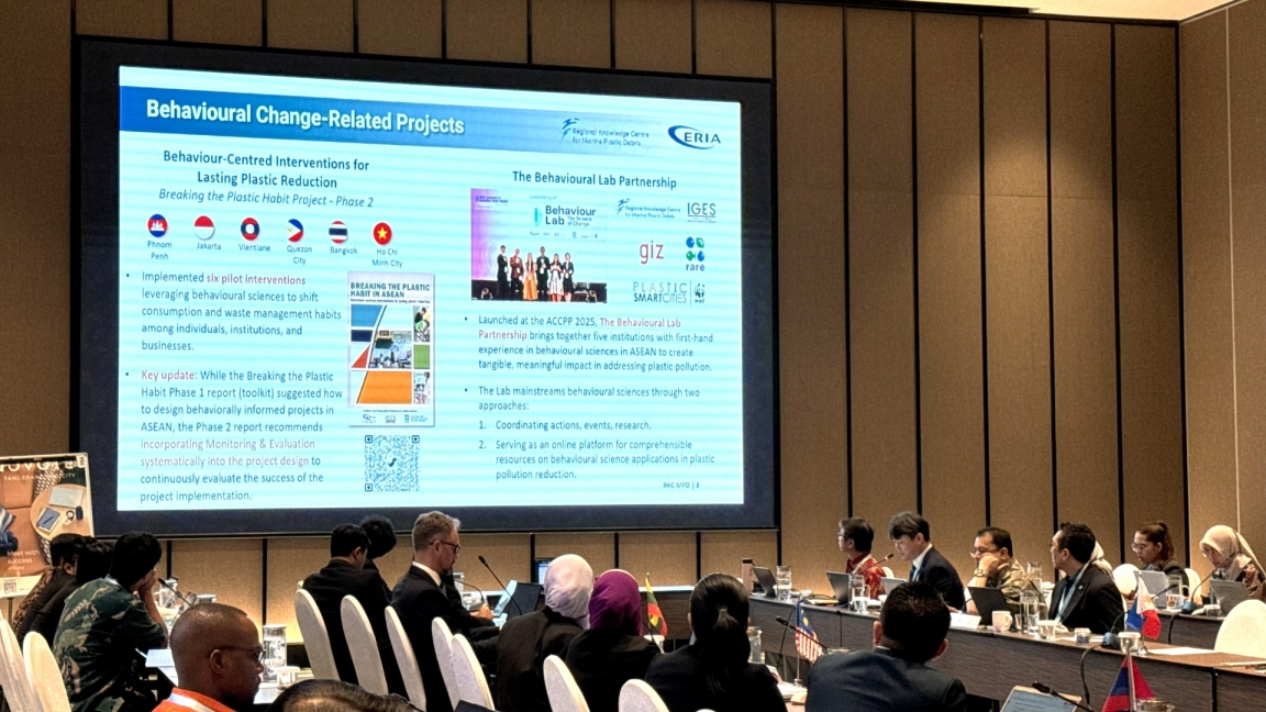 ERIA Reinforces Support to Combat ASEAN Plastic Pollution at 11th AWGCW Meeting